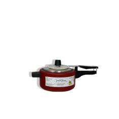 Panela De Pressão Antiaderente Teflon 2L Vermelho