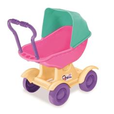 Brinquedo Carrinho De Boneca Soneca Para Meninas Rosa Tilin