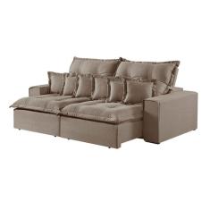 Sofá 2 Lugares Retrátil e Reclinável Linho M-144 Martins