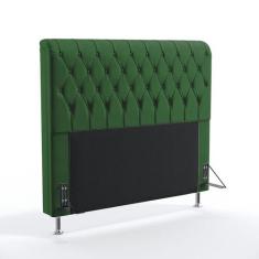 Kit Cabeceira Estofada Bellatrix 160 para Cama Queen e Calçadeira Sagi