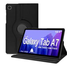 Capa Tablet Samsung Galaxy Tab A7 10.4 T500 T505 Giratória Executiva Rotação Preta