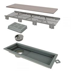 RALO LINEAR ELLEVE TINY PVC 25CM INOX OCULTO REF.2930