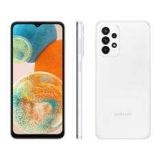 Smartphone Samsung Galaxy A23 128GB Branco 5G Octa-Core 4GB RAM 6,6 Câ