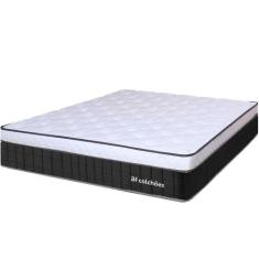 Colchão Casal Molas Ensacadas Firme de Pillow Espuma D45 138x188X26 BF