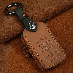 Capa para porta-chaves do carro, capa de couro inteligente, adequado para Honda Accord 2018 2019, porta-chaves do carro ABS inteligente para chaves de carro