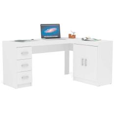 Mesa de Escritório Politorno Espanha com 2 Portas e 3 gavetas