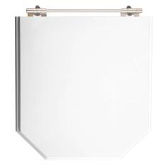 Tampa de vaso Poliester Atrium Branco para bacia Incepa