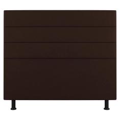 Cabeceira Cama Box Casal Queen Size Malik 160cm Sintético Marrom - Abmaza