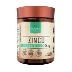 Zinco Quelato (Vegano) - Nutrify 60 cápsulas, Sem sabor