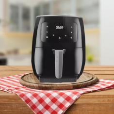 Air Fryer Fritadeira  4.5l  Tecnologia Touch Sem Oleo Saudável - Lojão