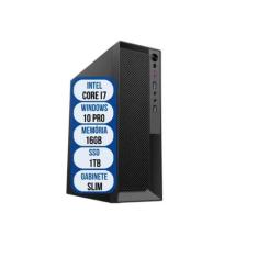Computador Slim Intel Core i7 16GB SSD 1TB Wifi Windows 10 Pro