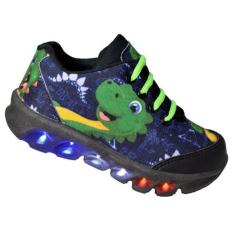 Tenis De Led Infantil Dino Dinossauro Lançamento Novo - Ortokids, 23