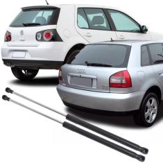 Par Amortecedor Tampa Traseira Porta Mala Mola Gás Audi A3 1997 à 2006