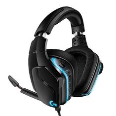 Headset Gamer Logitech G635 7.1 Dolby Surround com RGB LIGHTSYNC e Drivers de Áudio Avançados para PC, PlayStation, Xbox e Nintendo Switch