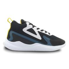 Tênis Infantil Masculino Impulse Vitz Cano Curto Calce fácil de Elástico Preto-Masculino