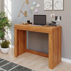 Escrivaninha Mesa Escritório Multiuso Cléo 1 Gaveta 95cm Cinamomo - Pe