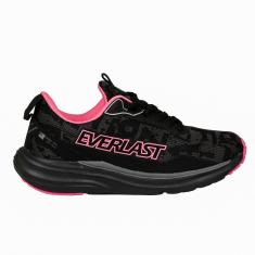 Tênis Everlast Split Fem Preto / Rosa-Feminino