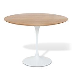 Mesa De Jantar Tulipa Saarinen Redonda 110 Cm Branco