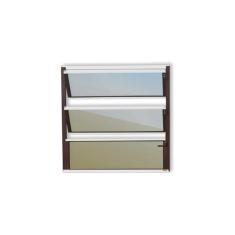 Janela de Alumínio Basculante 60x60cm Vidro Espelhado Plus Brimak