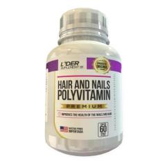 Polivitamínico Cabelos E Unhas Caps 500Mg 60 Cápsulas - Lider Vendas