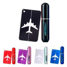 Kit Viagem Etiqueta Tag Mala Mini Frasco Perfume Portátil - Things Ner