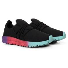 Tênis Infantil Com Cadarço Lig Shoes, Roxo, Azul1, 34