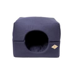 Cama Casa para Cachorro e Gato Pet - Bichinho Chic, Azul, M