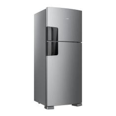 Geladeira Consul Frost Free CRM50LK Duplex Inox com Função Turbo, Iluminação em LED e Filtro Antiodor - 410 litros