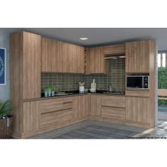 Balcão De Cozinha Maxxi G755 2 Gavetas C/ Tampo Branco/cinzel - Kappesberg