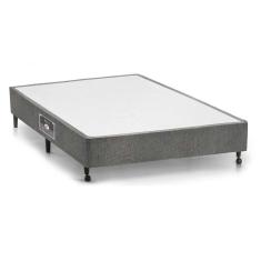 Cama Box Base Universal Viúva Lux Chenille Gray (128x188x23) - Castor