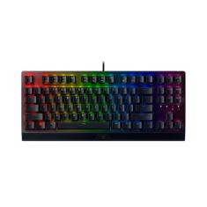 Teclado Mecânico Gamer Razer Blackwidow V3 Tenkeyless Yellow Switch, Preto