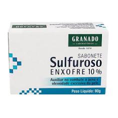 Sabonete Granado Sulfuroso Enxofre 10% com 90g, 1 unidade, 90g, Sulfur