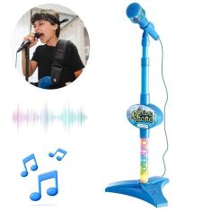 Microfone Infantil Pedestal Som E Luz Conecta Celular