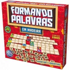 Jogo Formando Palavras em Madeira - Pais &amp Filhos  - PAIS E FIL