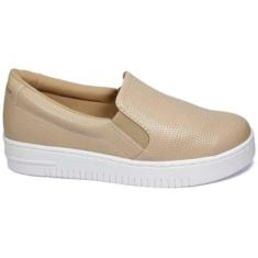 Tênis Slip-On Dalla Vecchia Reptil Mocca 20710748-Feminino