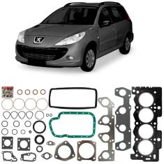 Jogo Junta Motor Peugeot 207 1.4 2009 A 2014 Completo Sabó