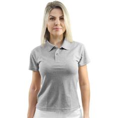 Camiseta Polo Feminina Baby Look