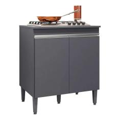 Balcão Para Cooktop Armário De Cozinha Andréia - AJL Móveis