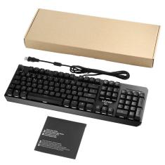 Teclado Leshp Unlimited Backlight Mecânico com Fio USB