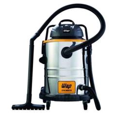 Aspirador de Pó e Água Potente WAP GTW Inox 50 1600W 50L com Rodinhas 