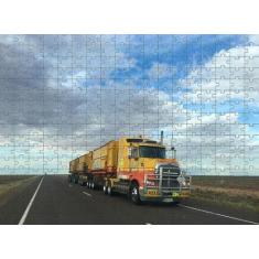 Kit 4 Quebra-Cabeça Reabilitação Idosos Caminhões 40 Peças - Reidopend