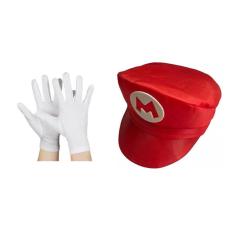 Fantasia Mario Luigi Adulto Quepe E Luva Festas Carnaval