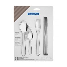 Faqueiro aço inox 24 pç.