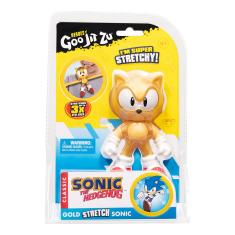 Boneco Elástico Que Estica Sonic Dourado - Goo Jit Zu