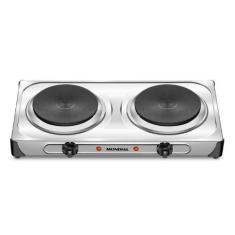 Fogão 2 Bocas Mondial Elétrico Fast Cook FE-03 Inox