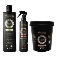 Kit Arvensis Cachos Ativador Crespo Day After Geleia Suave