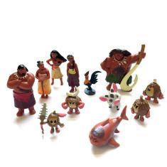 12pcs Moana figura modelo de brinquedo