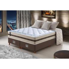 Conjunto Cama Box King de Molas Ensacadas Cama inBox Select Basic 193x