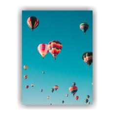 Quadro Decorativo Paisagens Variadas Sem Moldura Modelo 03 - Micro Ofi