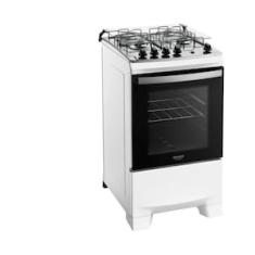 Fogão 4 Bocas Dako Supreme com Mesa em Inox e Acendimento Automático Branco – Bivolt